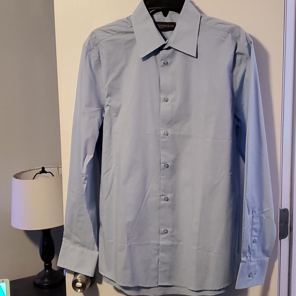 Covington Classic Fit Blue Men's Button Down